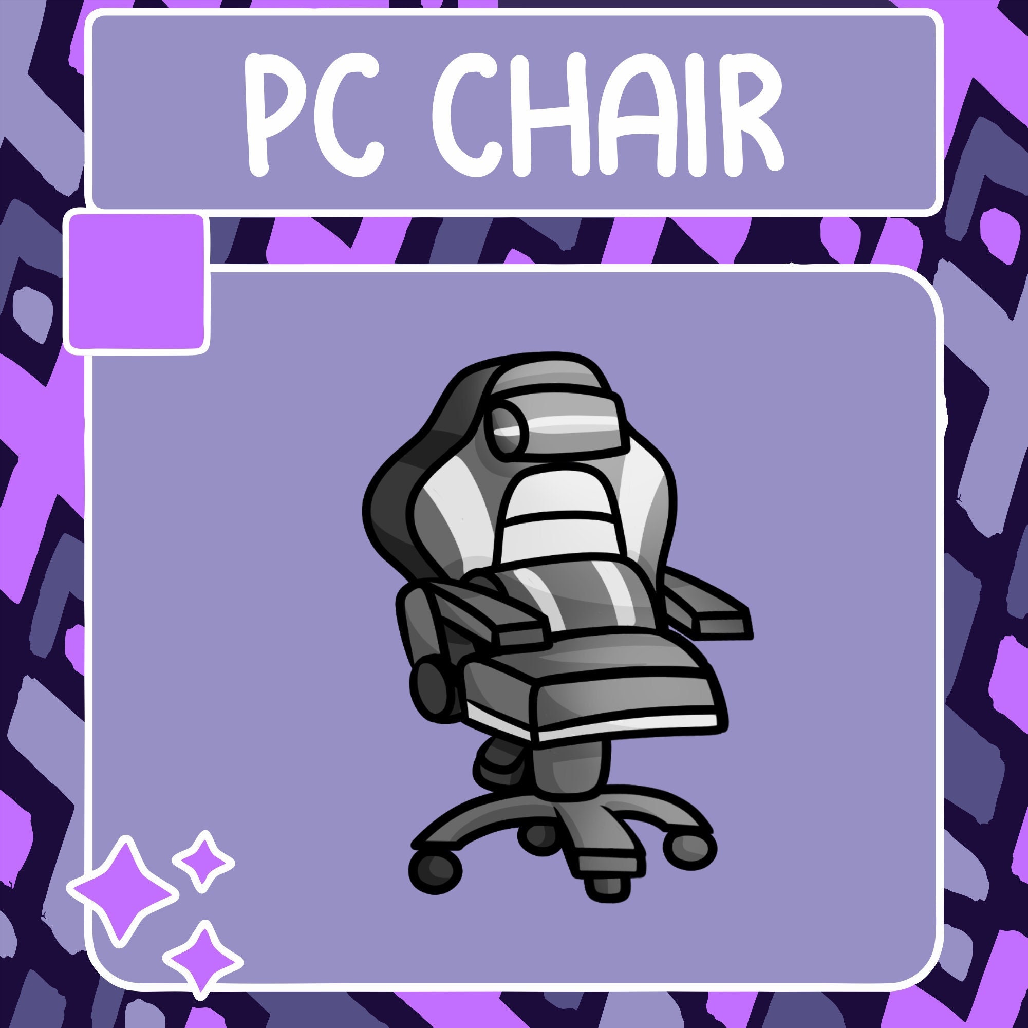 Gamer Chair Emote Twitch Emote Youtube Emote Discord Emote Community