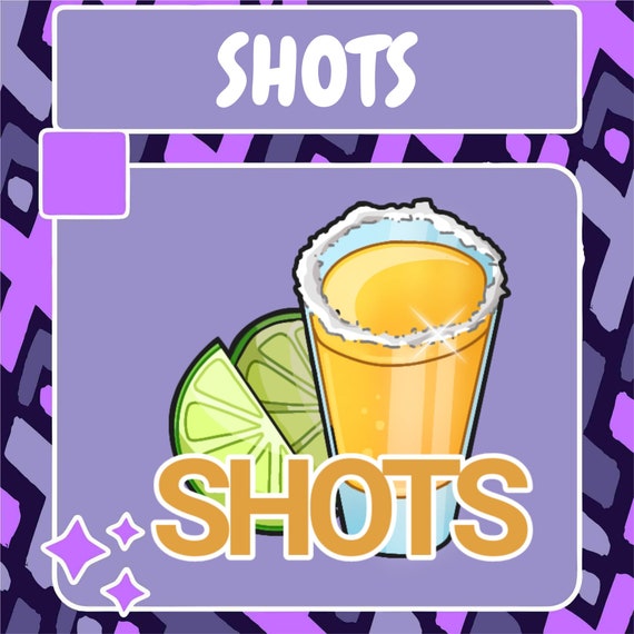 Shots Alcohol Emote Twitch Emote Youtube Emote Discord Etsy