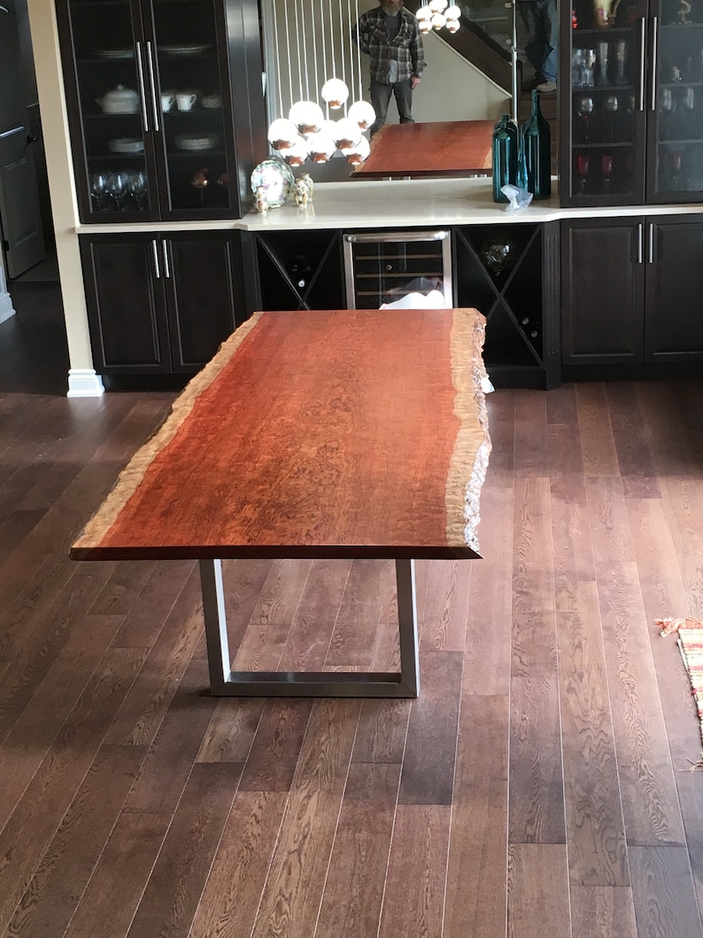 Custom Live Edge Table Etsy