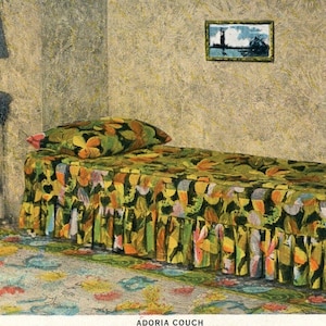 Postkarte Ansicht einer Adoria Couch in Kalifornien. L8