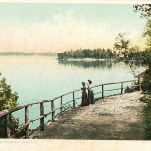 Postcard Early View of Split Rock Road, Red Rocks, Burlington, VT.      A2