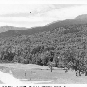 Carte postale Vraie vue du mont Washington depuis le Glen, Pinkham Notch, NH.     Z8