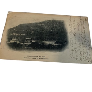Postkarte Antike private Mailingkarte, Gipfelhaus, Mt. Tom. Holyoke, MA. L7