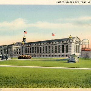Carte postale Vue ancienne du pénitencier américain d'Atlanta, en Géorgie.   A2
