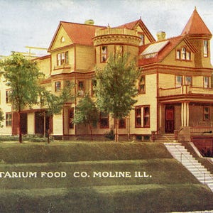 Carte postale de première vue de la Tri-City Food Company à Moline, Illinois.     Z4