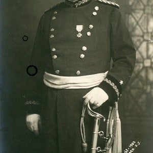 Postal RPPC Vista del General F. D. Grant, Hijo del General Ulysses Grant.     Z1