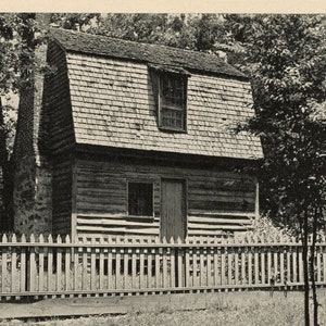 Carte postale Première vue du lieu de naissance d'Andrew Jackson, Raleigh, Caroline du Nord. L2