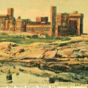 Postkarte Antike Ansicht von Charles Warren Lippitts Residence, Newport, RI. L4