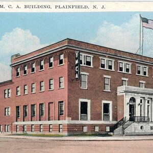 Postkarte Frühe Ansicht von Y.M.C.A. Gebäude in Plainfield, NJ. L8