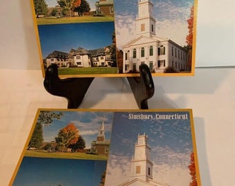 Postcard Lot of 50 4 x 6 Simsbury, CT. 3 Views. Uncirculated. A1