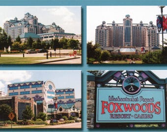 Postcard 4 x 6 Multi-Views of Foxwood Casino in Ledyard, CT