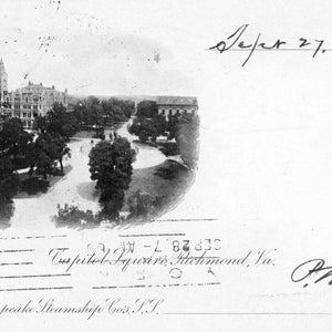 Postcard Antique View of Capitol Square in Richmond, VA. L1