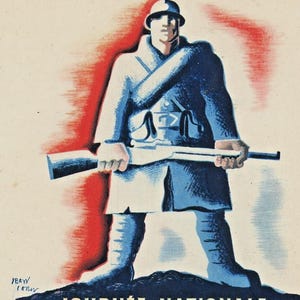 Postkarte Frühe Ansicht der Journee Nationale Säuglingrerie, 1939. L9