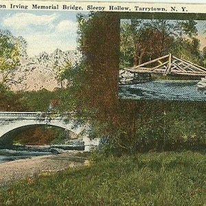 Postcard Washington Memorial Bridge & Sleepy Hollow, Tarrytown. NY P4