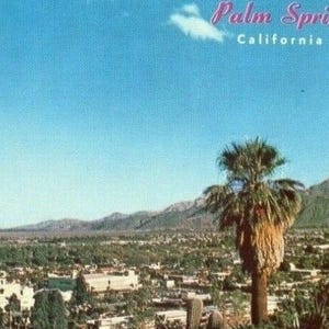 Postkarte Palm Springs, CA. R7