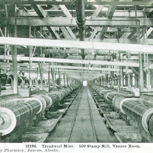 Postcard Early View of Treadwell Mine in Juneau, Alaska. L2