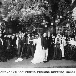 Carte postale de « Mary Janes's Pa », opéra de Chicago, Illinois. K2