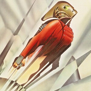 Postkarte 4 x 6 Super Hero Rocketeer. L4