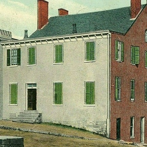 Bâtiment maçonnique de carte postale où George Washington était maçon, VA. P2