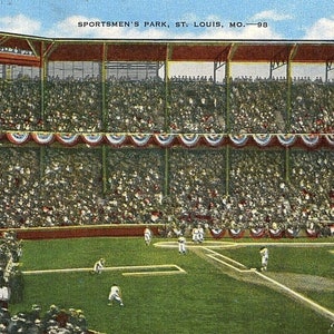 Cartão Postal Vista Antecipada do Parque dos Esportistas, Casa dos SL Cardinals, MO. Z9