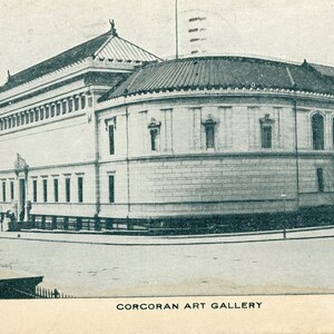 Cartolina Vista antica della Corcoran Art Gallery. Washington DC L2