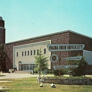 Vue de carte postale de l’Université Virginia Union à Richmond, VA. P2