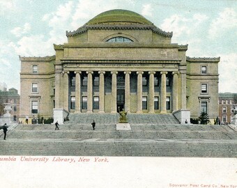 Postkarte Antike Ansicht der Columbia Universität, Liberty New York.       A1