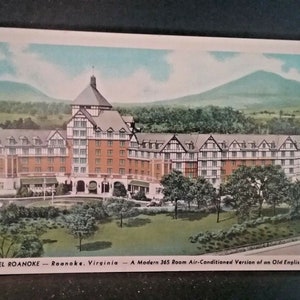 Postcard Hotel Roanoke- Roanoke , Virginia. Z3