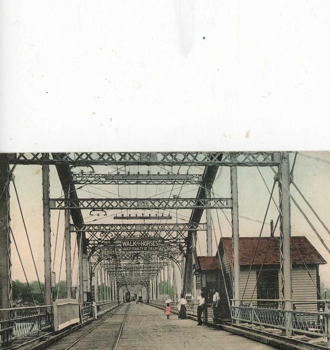 Postcard Early View of Draw Bridge in Middleton, CT. B5 - Etsy