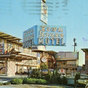 Postal 1971 Vista de Friendship Inn Town House Motel, Salt Lake City, UT. R3