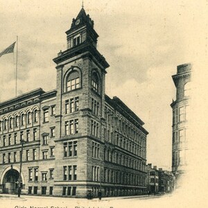 Postkarte Antique View of Girl's Normal School, Philadelphia, PA. L3