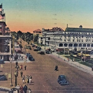 Postcard Asbury Avenue, Asbury Park, NJ. X1