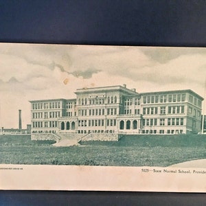 Cartolina RPPC State Normal School di Providence, RI Z8