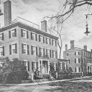 Carte postale Vue antique du club de Salem à Salem, Massachusetts.     Z5
