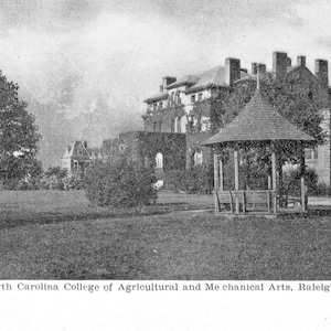 Postkarte Antike Ansicht des North Carolina College für Landwirtschaft, Ralegh, PNG. L9