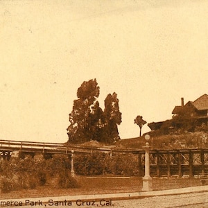 Postkarte Blick auf den Chamber Park, Santa Monica, CA. L1