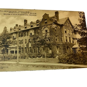 Postcard RPPC View of Albright House at Smith College, Northampton, MA. aa6