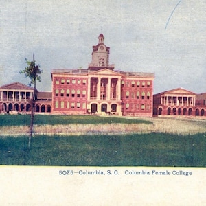 Postkarten-Antike Ansicht desColumbianer College,Columbia, SC. P5