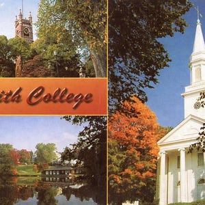 Carte postale 6 x 4 Vue du campus du Smith College, Northampton, MA.