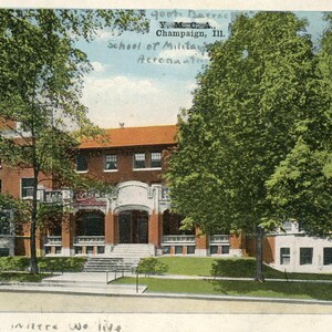 Carte postale Early View of Y.M.C.A. à Champaign, Illinois.    A1