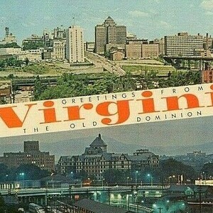 Carte postale « Salutations de Virginie, l’ancien État du Dominion » N2