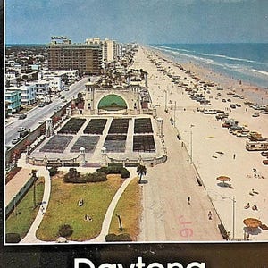 Carte postale Daytona Beach, « La plage la plus célèbre du monde » 4 x 6 W4