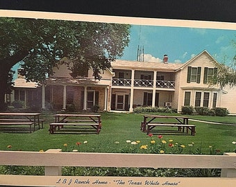 Postcard LBJ Ranch, "The Texas White House" U3