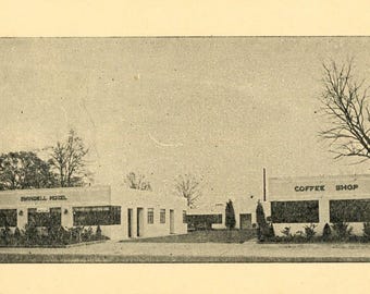 Postkarte Antike Ansicht des Swindell Hotel & Coffee Shop, Kanalinseln, CA. K5