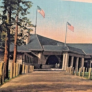 Postal O.S.L. Depósito ferroviário, West Yellowstone, Montana W4