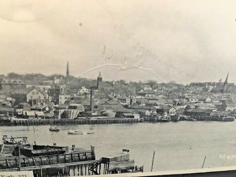 Postcard 1903 View of Newport Harbor in Rhode Island. Y5 image 1