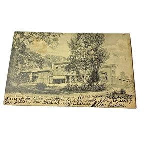 Carte postale Vue antique du country club du comté d'Essex, West Orange, NJ. L5