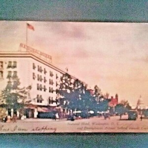 Cartolina National Hotel, Washington DC, Campidoglio in vista 1911 Z3