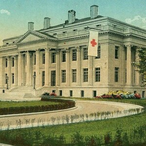 Cartolina Vista anticipata dell'edificio della Croce Rossa Americana, Washington, DC. N3 ·