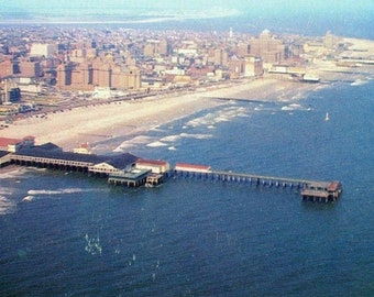 Cartão Postal Vista aérea de Atlantic City, NJ. N6